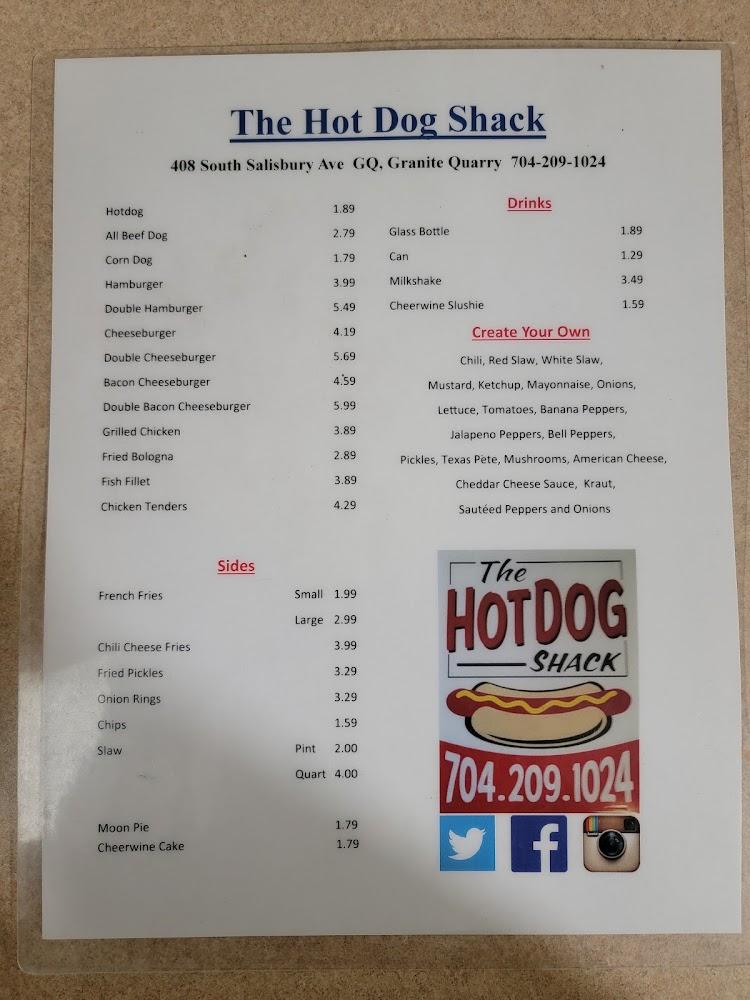 The Hotdog Shack Menu image 3